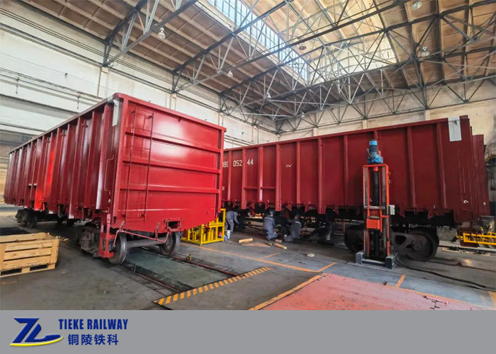 70 tấn Tải trọng Đường sắt Gondola Vận chuyển Số lượng lớn Chứa than Than bằng Đường sắt