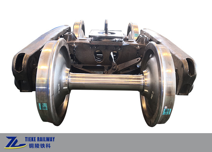 1000mm đường ray ga Bogie Trọng lượng nặng hai trục Casting Wagon Bogie 60 tấn / 70 tấn