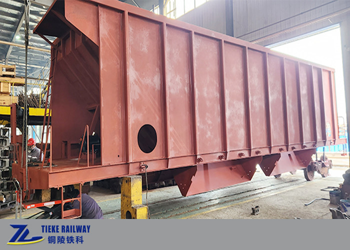 AAR phanh đường sắt quặng hopper xe tải đáy nhanh chóng xả Trọng lượng nặng 90 tấn