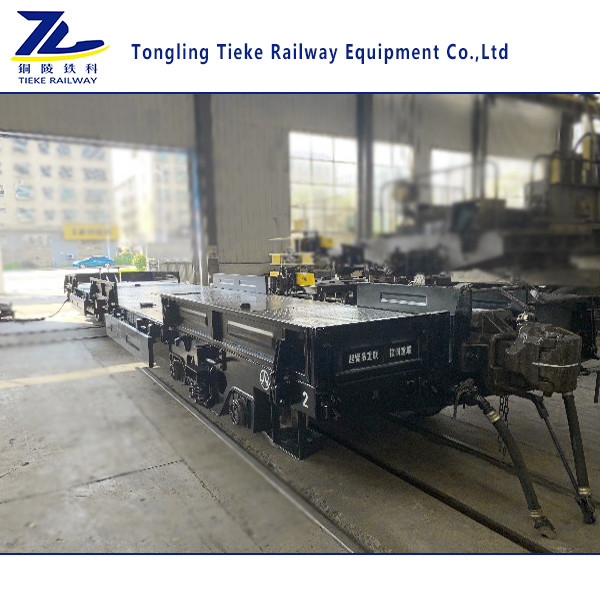 Toa tàu chở hàng đường sắt tầng thấp 80km / H UIC đã được phê duyệt cho đường sắt duy trì đồng hồ đo 1435mm
