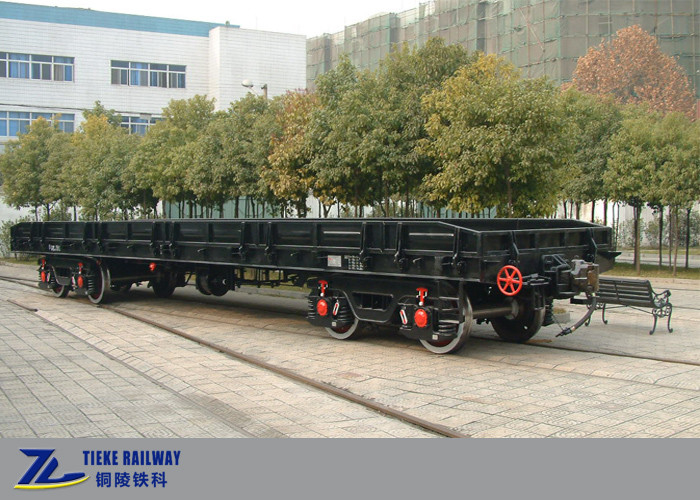 Toa tàu chở hàng đường sắt tầng thấp 80km / H UIC đã được phê duyệt cho đường sắt duy trì đồng hồ đo 1435mm