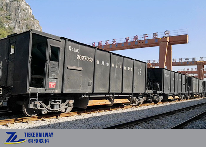 UIC 60t Xe lửa chở hàng Xe lửa toa xe cho các hạt khoáng chất dằn