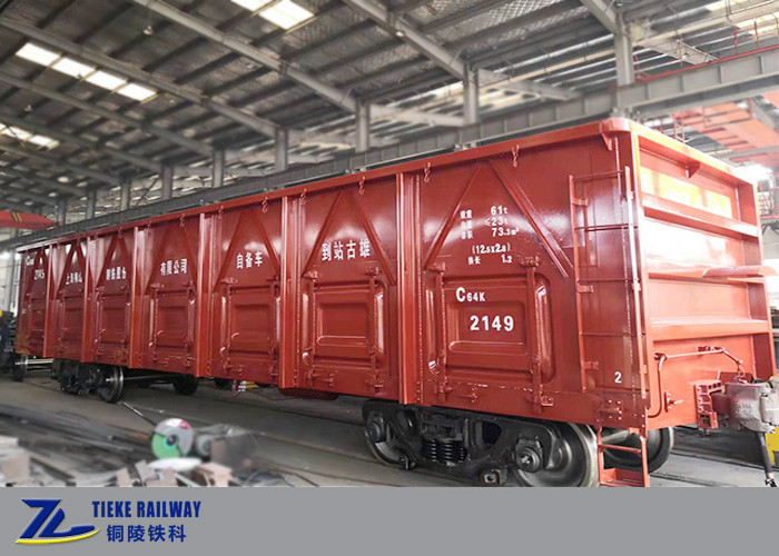 60t Pay Load Đường sắt Mở đầu Toa xe dành cho Hàng hóa Thông thường Tiêu chuẩn UIC