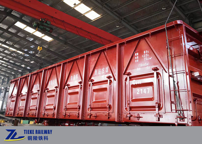 60t Pay Load Đường sắt Mở đầu Toa xe dành cho Hàng hóa Thông thường Tiêu chuẩn UIC