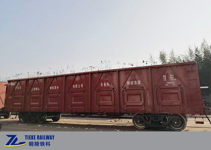 Tieke EN Standard Open Top Train Toa xe tải trọng 70t 80km / H cho hàng rời