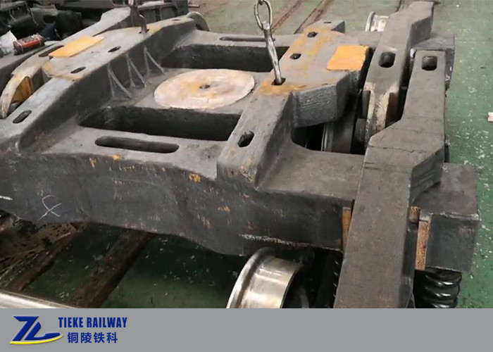 Xe goòng xe lửa Bogie ba trục 120 tấn Xe tải hạng nặng cho toa xe thang